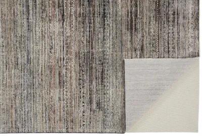 Caprio 3959F Ivory/Gray/Black 2'6" x 10' Rug