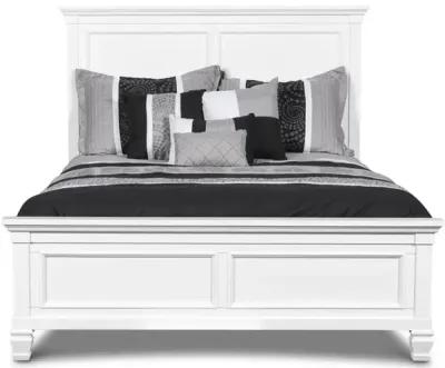 New Classic Furniture Furniture Tamarack Solid Wood Twin Size Bed in White