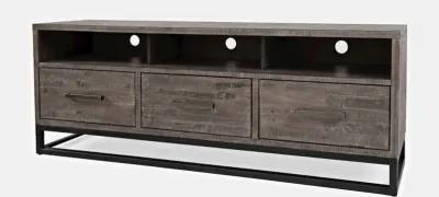 Jofran East Hampton Distressed Solid Wood Media Unit