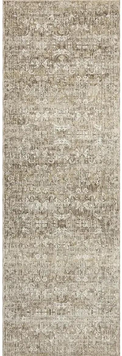 Honora Bark/Dove 2'7" x 10'0" Runner Rug by Amber Lewis x Loloi