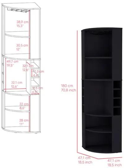 Bar Cabinet Jansen, Living Room, Black