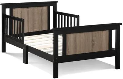 Connelly Reversible Panel Toddler Bed Vintage Walnut