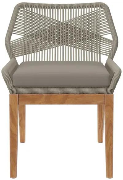 Wellspring Outdoor Patio Teak Wood Dining Chair