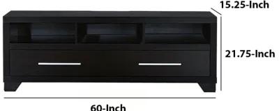 Rich and Elegant TV Stand With Storage - Benzara