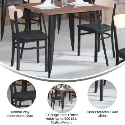 Metal/Wood Restaurant Chairs