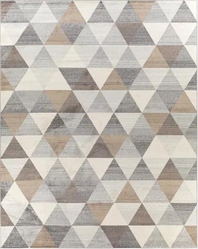 Roma ROM-2303 9' x 12'3' Gray Rug