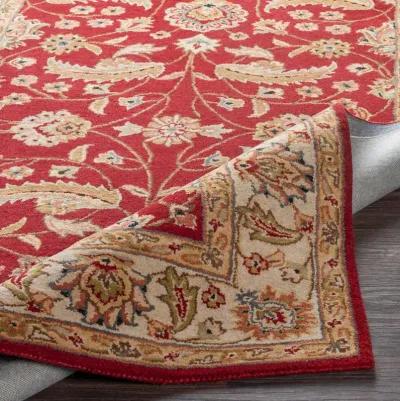 Caesar CAE-1022 4' Round Red Rug