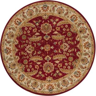 Caesar CAE-1022 4' Round Red Rug