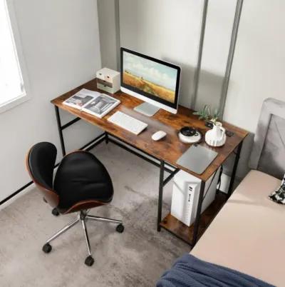 Hivvago 55 Inches Computer Desk with Charging Station