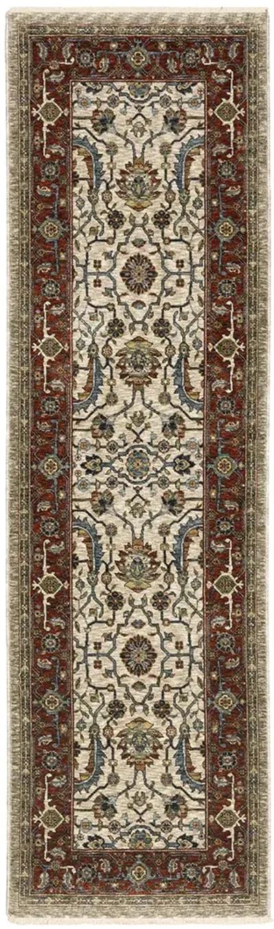 Aberdeen 2'3" x 7'6" Ivory Rug