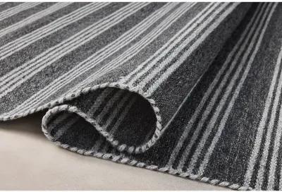 Charlie Charcoal/Grey 5'0" x 7'6" Area Rug by Magnolia Home by Joanna Gaines x Loloi