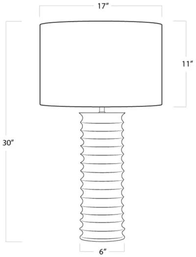 Nabu Metal Column Table Lamp