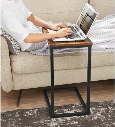 C-Shaped End Table Modern and Space-Saving Design for Easy Access (Set of 2)