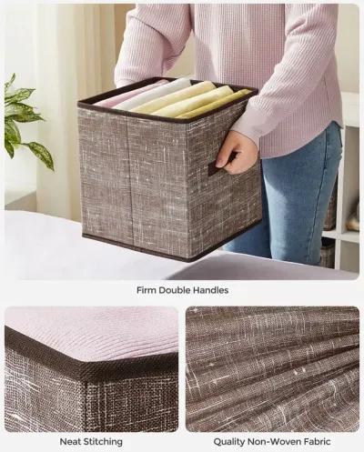 Non-Woven Fabric Storage Cubes with Double Handles