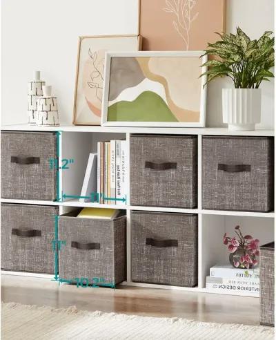 Non-Woven Fabric Storage Cubes with Double Handles