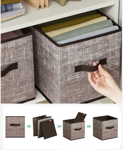 Non-Woven Fabric Storage Cubes with Double Handles