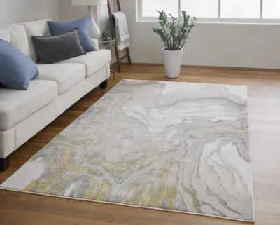 Waldor 3602F Gold/Ivory/Gray 8' x 11' Rug