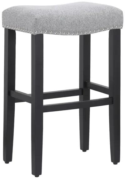 WestinTrends 29" Upholstered Saddle Seat Bar Stool (Set of 2)