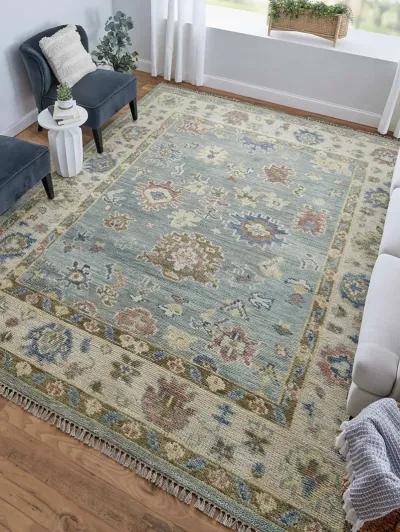 Fillmore 69CJF 3' x 5' Blue/Ivory/Yellow Rug