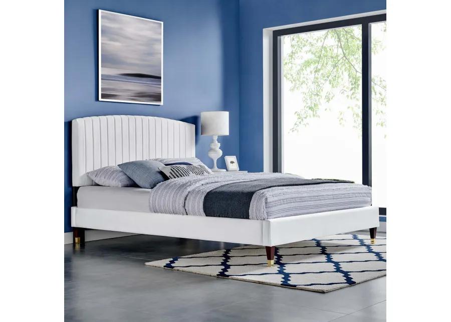 Modway - Alessi Performance Velvet Queen Platform Bed