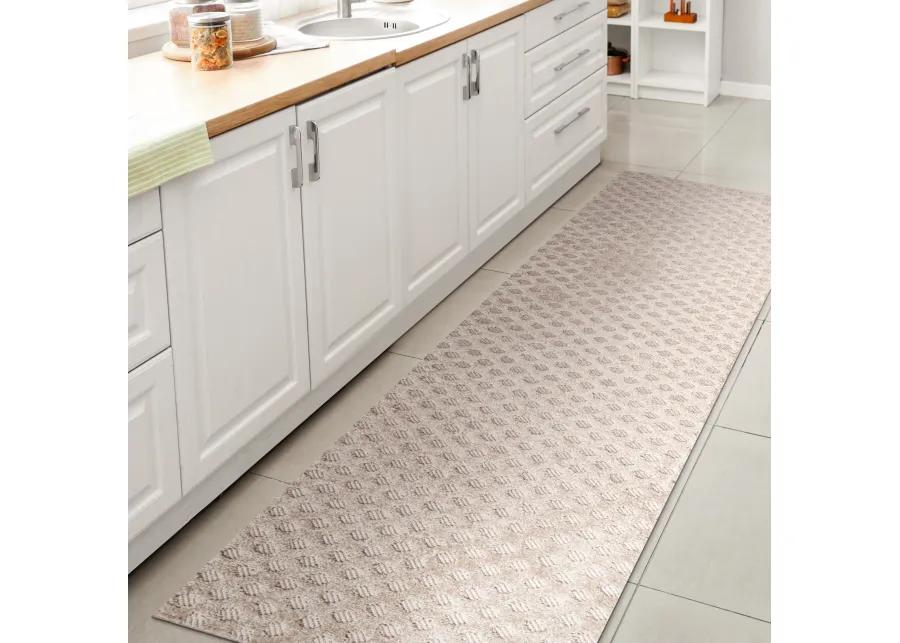 Rabat High-Low Pile Mini Diamond Trellis Area Rug