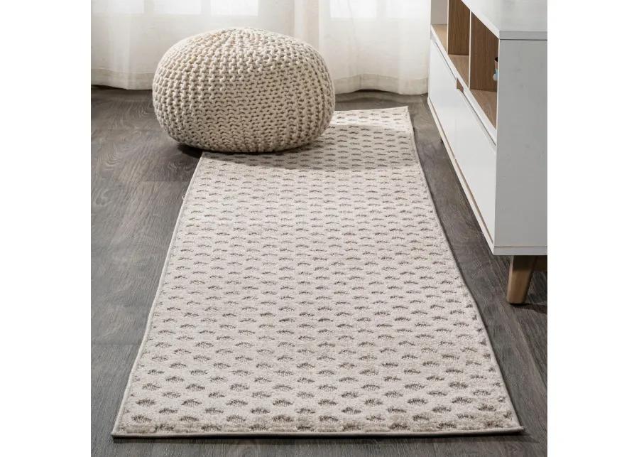 Rabat High-Low Pile Mini Diamond Trellis Area Rug