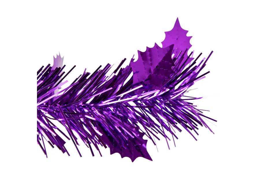 4' Pre-Lit Purple Tinsel Pop-Up Artificial Christmas Tree  Clear Lights