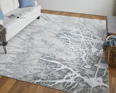 Astra 39L5F Gray/Silver/Ivory 6'7" x 9'6" Rug