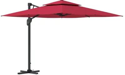 MONDAWE 10 ft. Square Offset Cantilever Outdoor Patio Umbrella