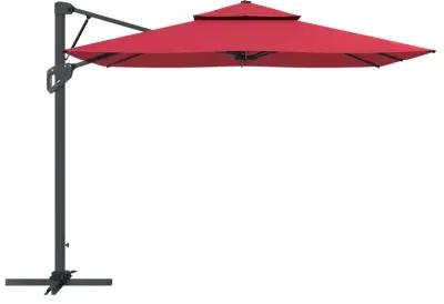 MONDAWE 10 ft. Square Offset Cantilever Outdoor Patio Umbrella