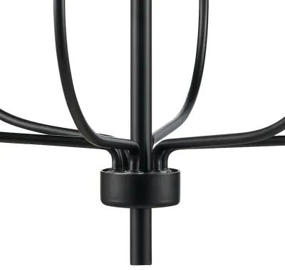 Newland 21'' Wide 6-Light Black Chandelier