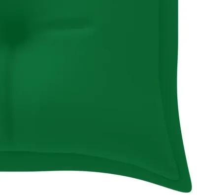 vidaXL Cushion for Swing Chair Green 59.1" Fabric