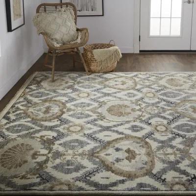 Beall 6712F Ivory/Gray/Taupe 2' x 3' Rug