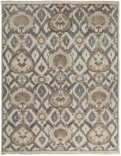 Beall 6712F Ivory/Gray/Taupe 2' x 3' Rug