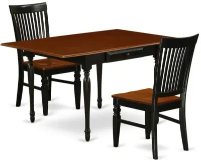 Dining Room Set Black & Cherry