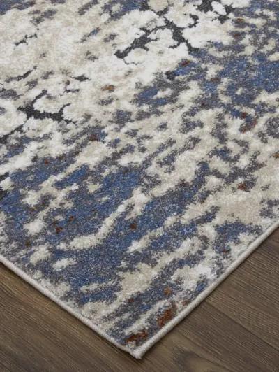 Gilmore 39MLF 8' x 10' Ivory/Blue/Gray Rug