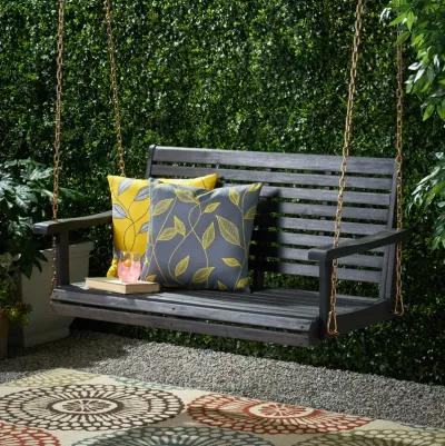 Merax Swing Chair Bench Patio Wooden Porch Swing