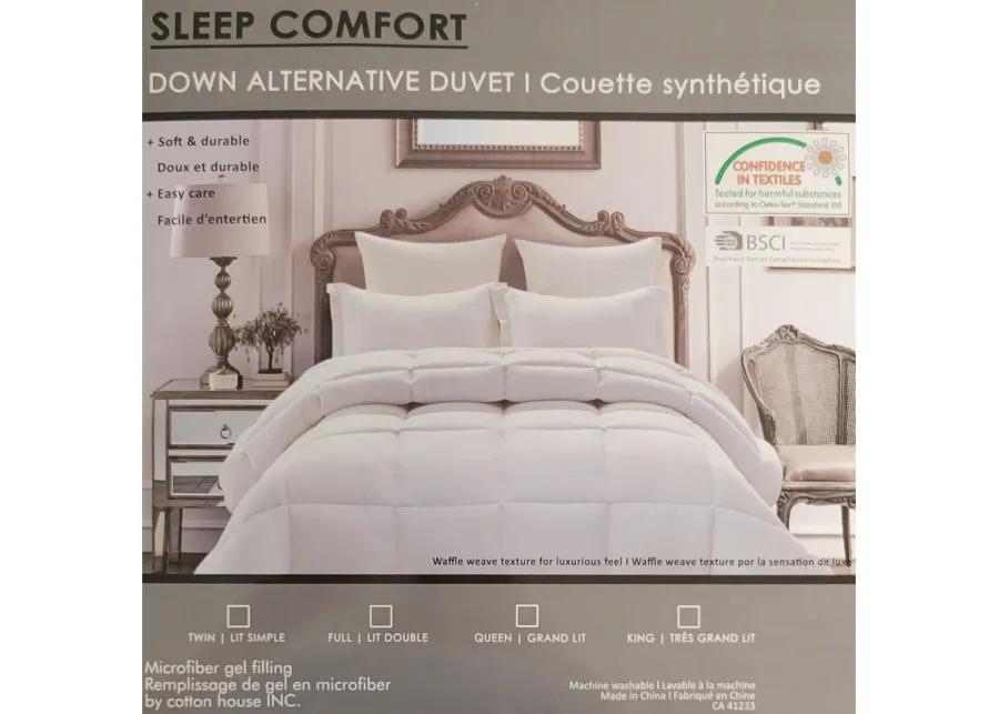 Cotton House - Synthetic Duvet, 3D Fill 100% Microfiber Gel (Down Alternative), White