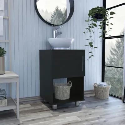 Saybrooke 1-Shelf Single Bathroom Vanity Wengue