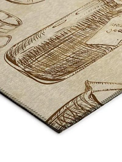 Kendall KE18 Parchment 8' Rug