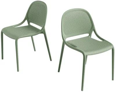 STACKABLE OUTDOOR & INDOOR SHAY CHAIR (Set of 2)