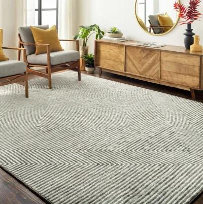 Quartz QTZ-5031 8' Round Gray Rug