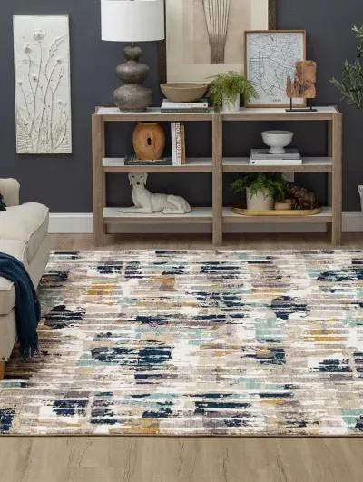 Vanguard by Drew & Jonathan Home Provenance Majolica Blue 2' 4" X 7' 10" Rug