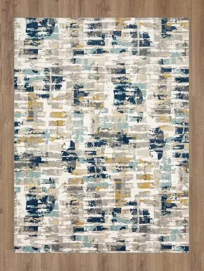 Vanguard by Drew & Jonathan Home Provenance Majolica Blue 2' 4" X 7' 10" Rug