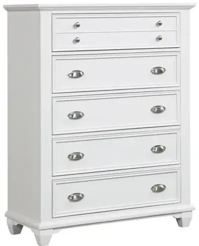 New Classic Furniture Jamestown Chest- White