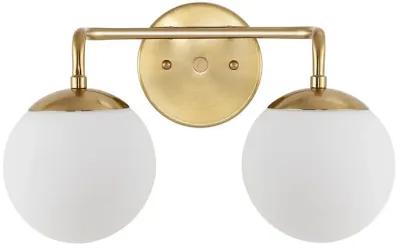 Louis Parisian Globe Metalfrosted Glass Modern Contemporary LED Vanity