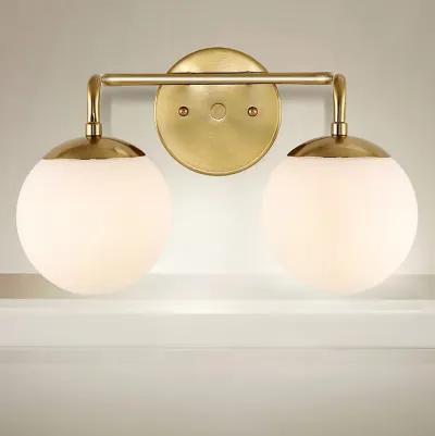 Louis Parisian Globe Metalfrosted Glass Modern Contemporary LED Vanity