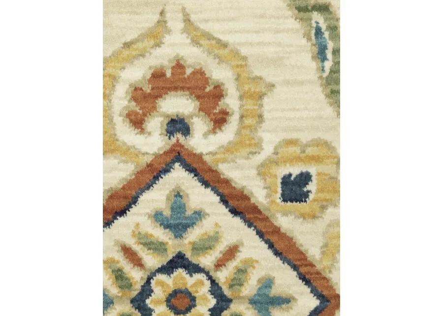 Francesca 2'3" x 7'6" Ivory Rug