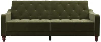 Vintage Tufted Split Back Futon