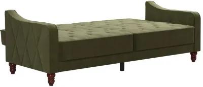 Vintage Tufted Split Back Futon